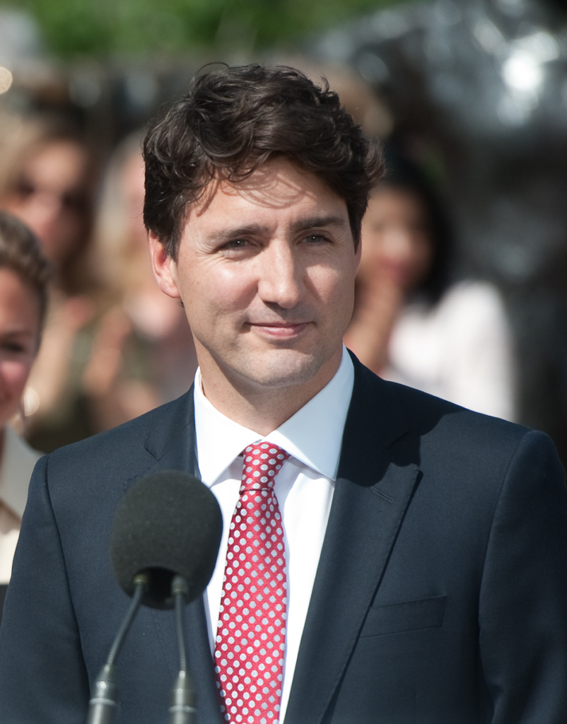 portrait of Justin Trudeau